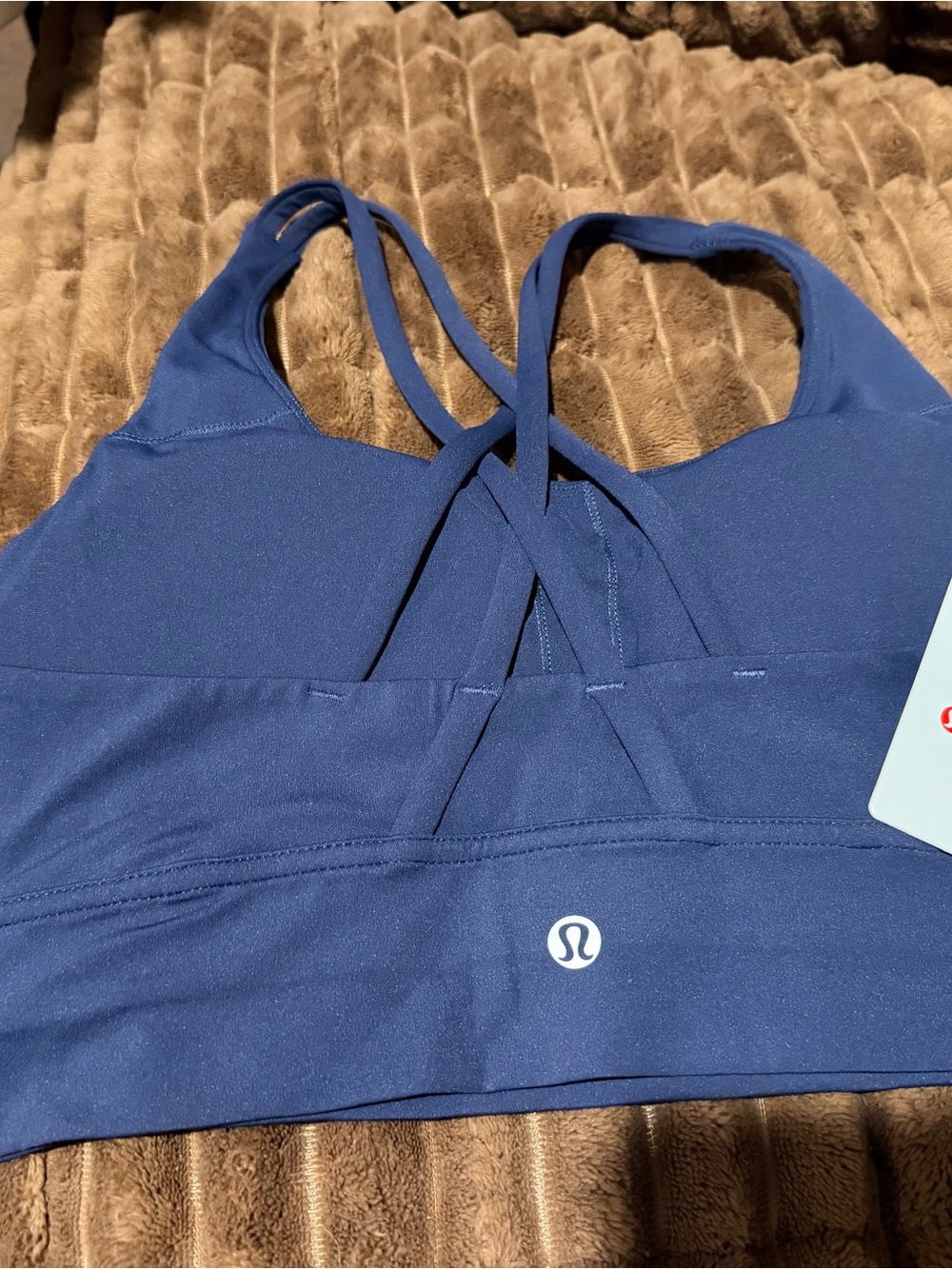 lululemon athletica Navy Blue Strappy Sports Bra